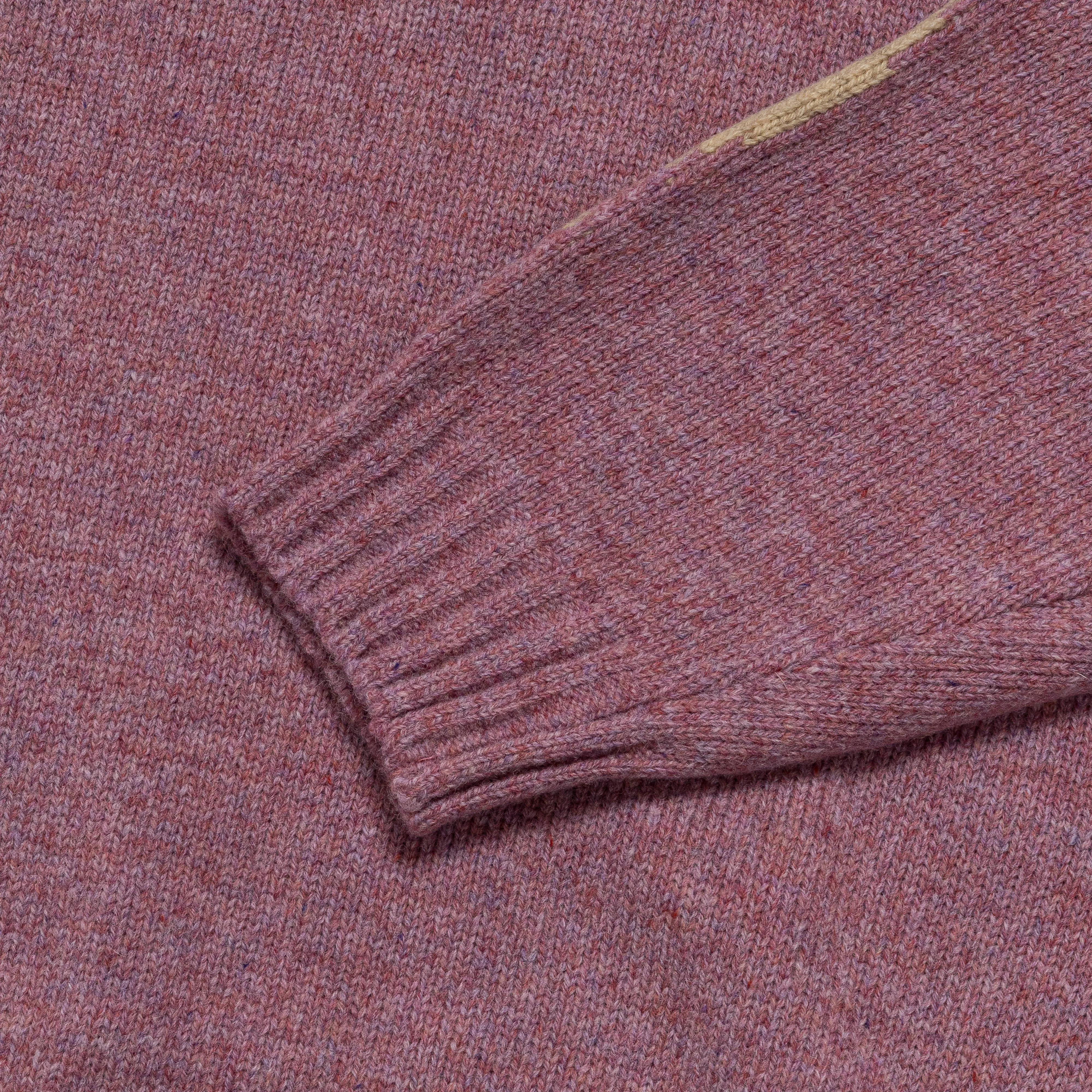 5G Wool BONE Crew Sweater - Light Purple