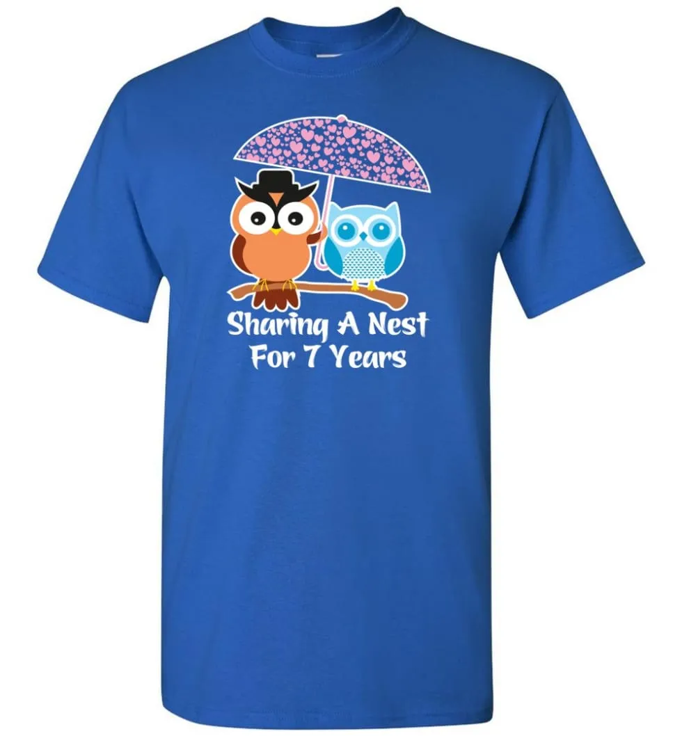 7 Years Wedding Anniversary Gifts Valentine's Day T-shirt