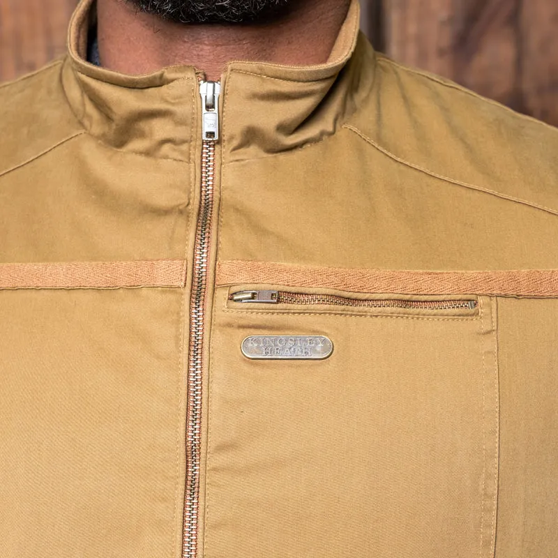 African Luxury Harrington Jacket Olive