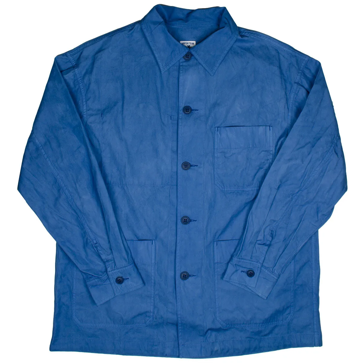 Arpenteur - ADN Jacket HD Cotton Gabardine - Natural Woad Blue