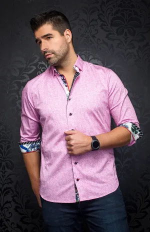 Au Noir Stretch Shirt | Raphia Fuchsia