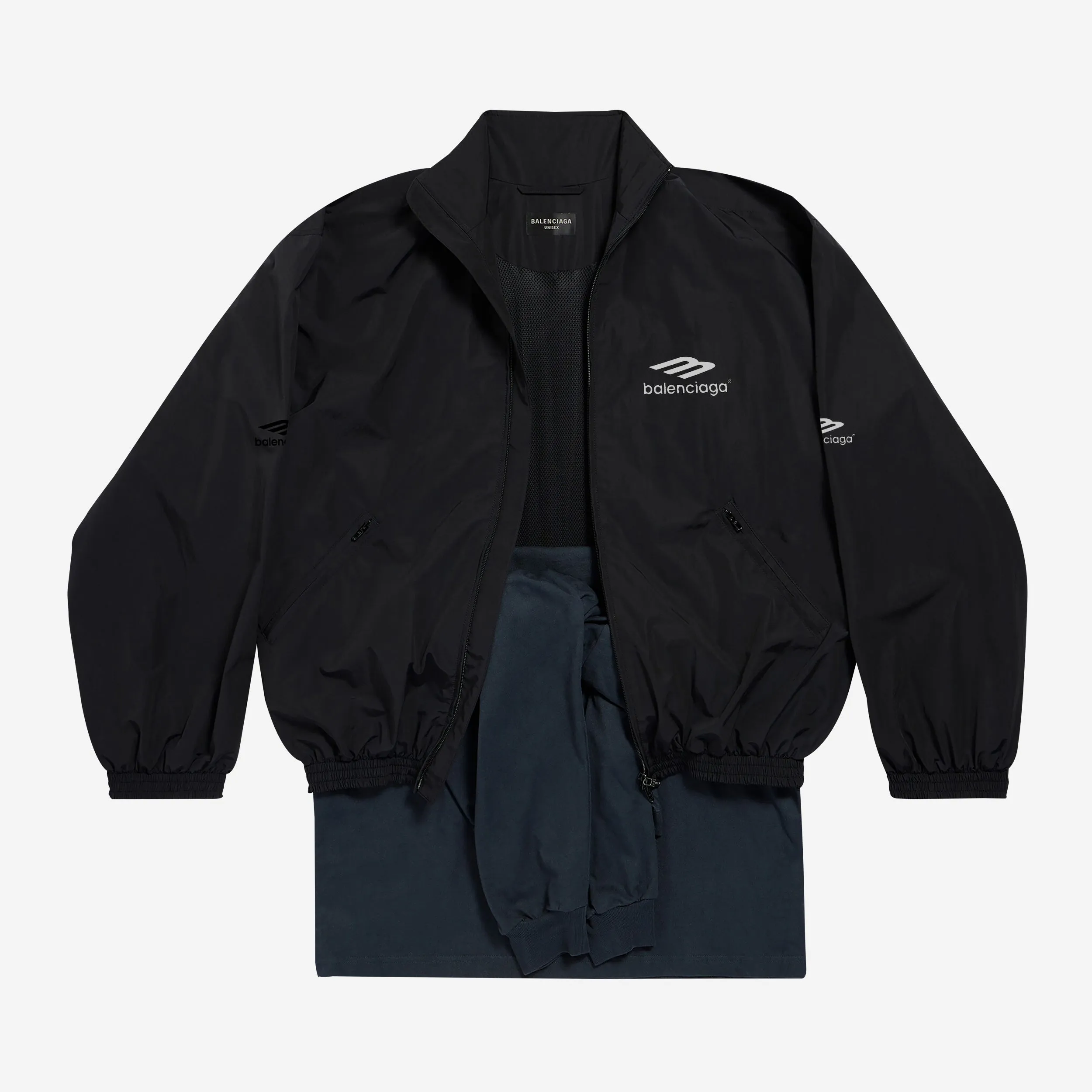 Balenciaga Patched Tracksuit Jacket