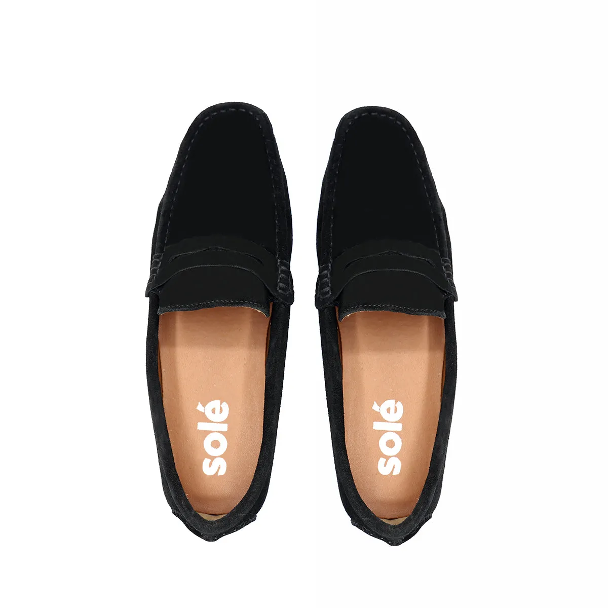 Black Casual Slip On  165113