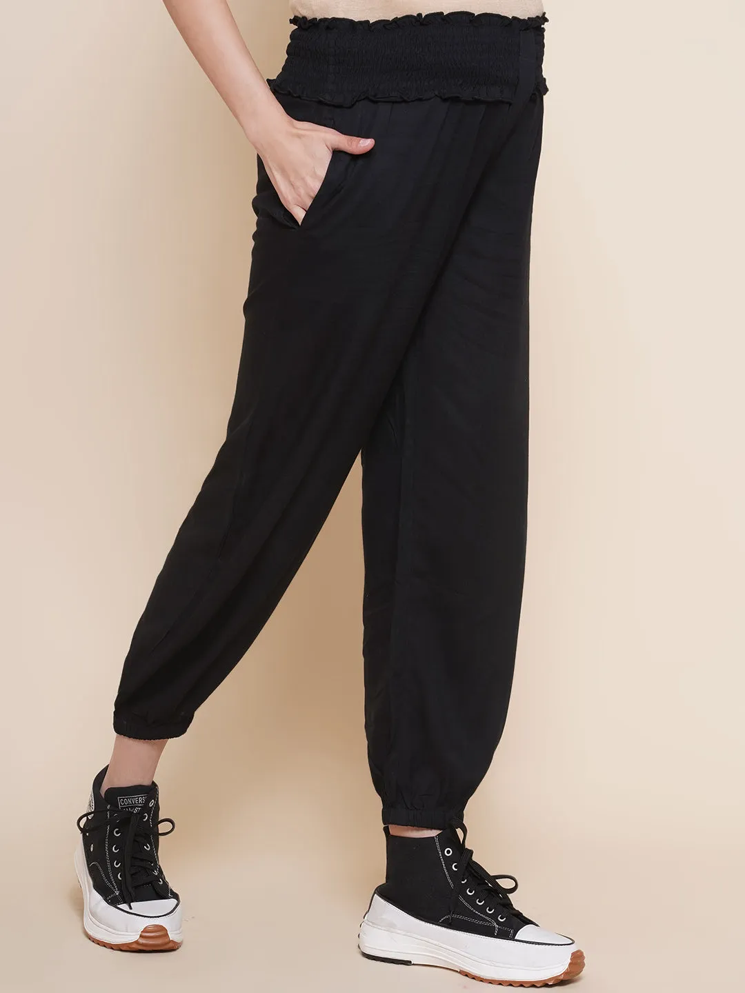 Black Maternity and Nursing Loungewear