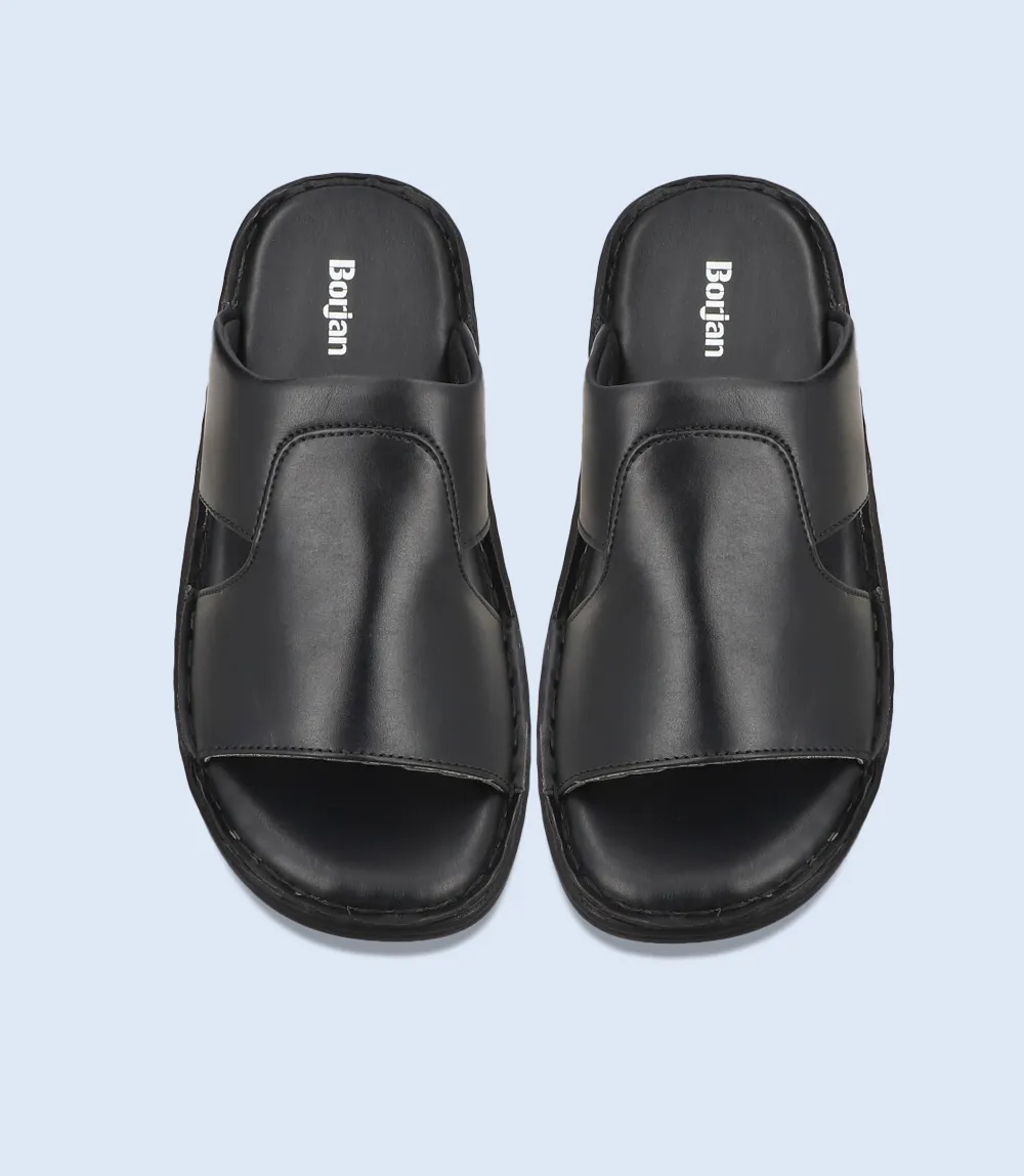 BM5561-BLACK-Men Casual Slipper