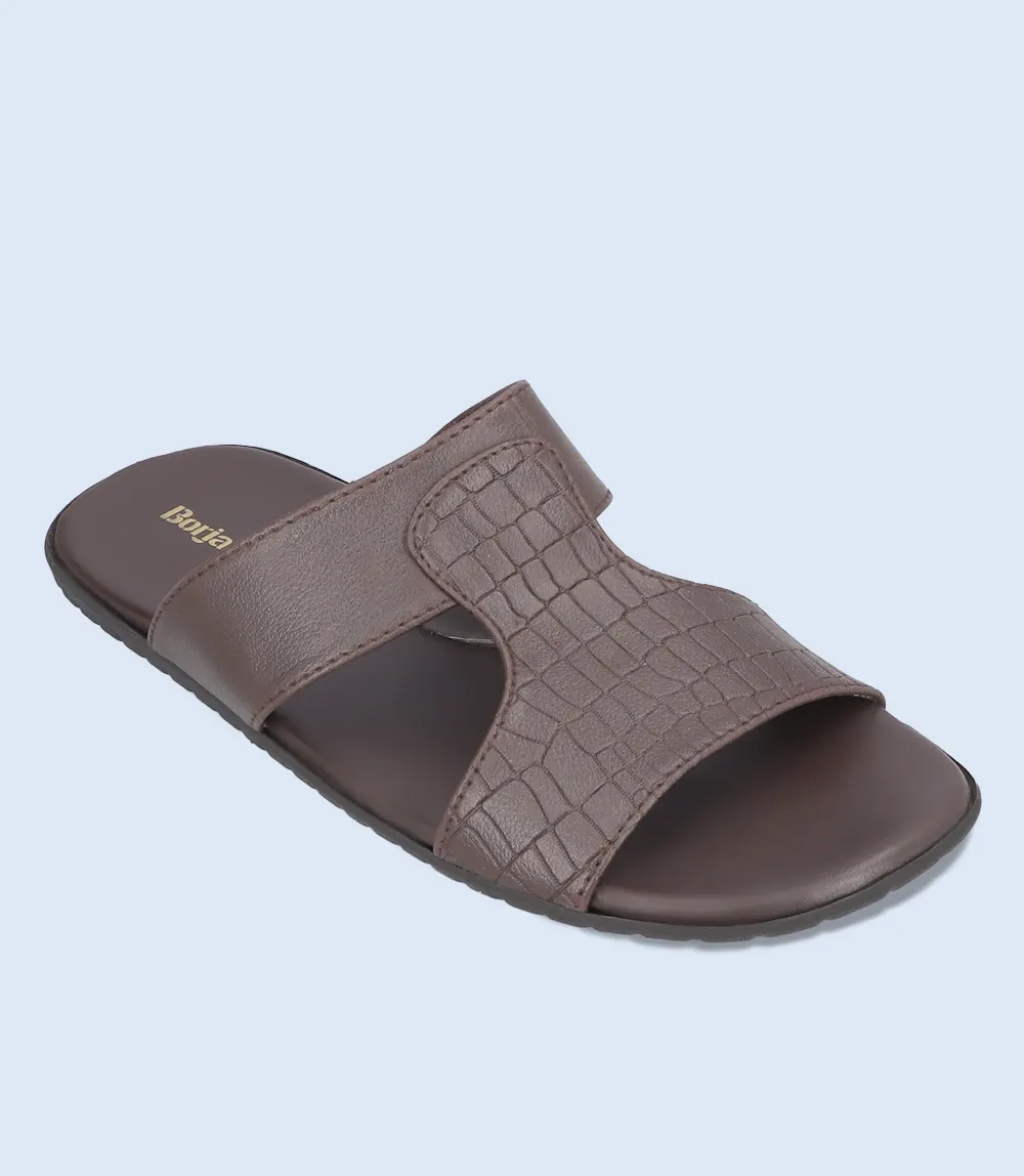 BM5635-BROWN-Men Casual Slipper