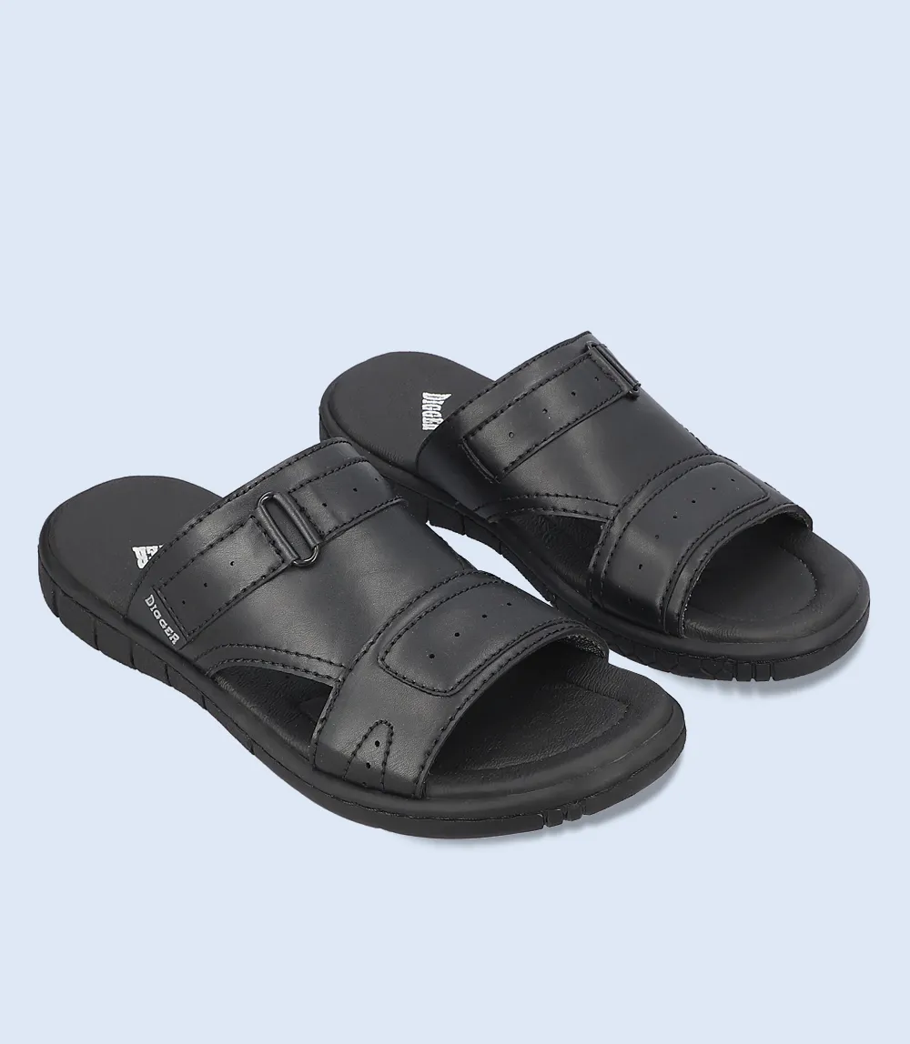 BM5733-BLACK-Men Casual Slippers