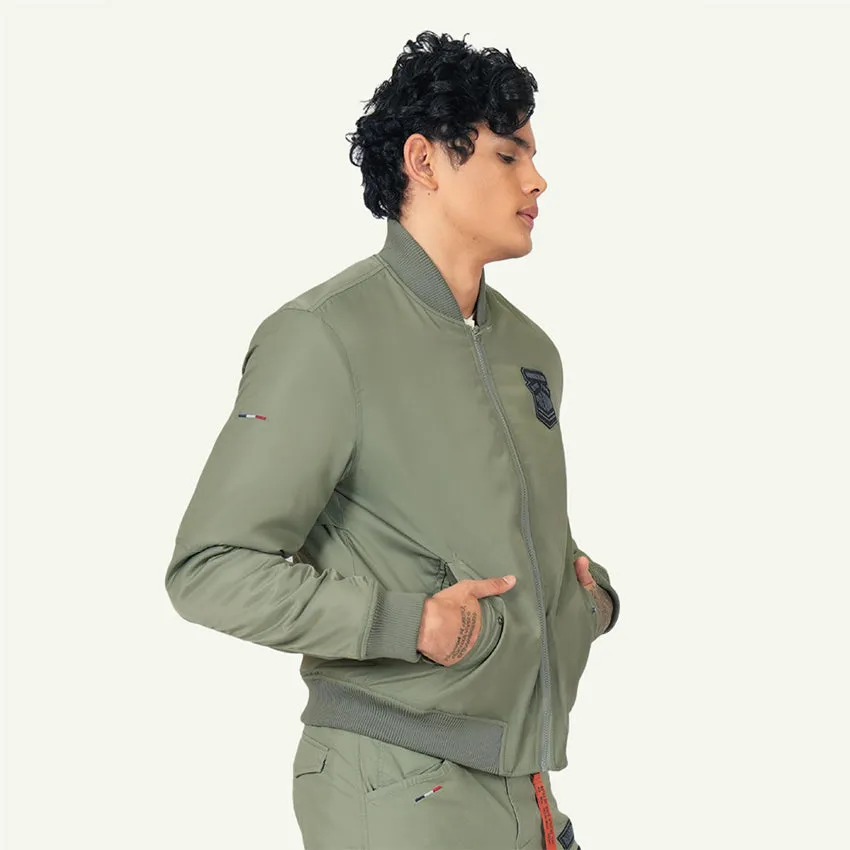 BOMBER JKT AVN PATCH MEN'S JACKET -   VETIVER