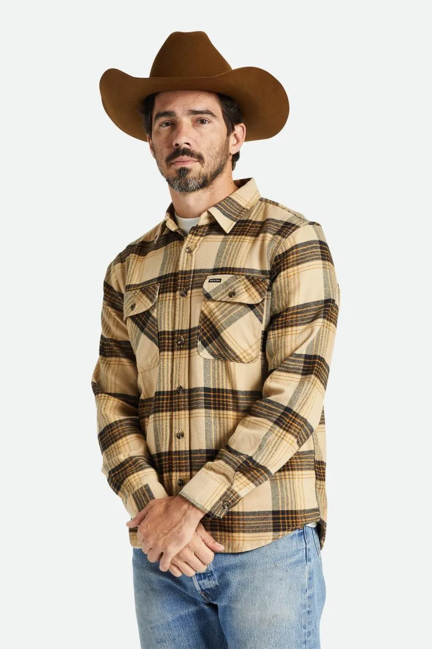 Bowery Flannel - Sand/Black