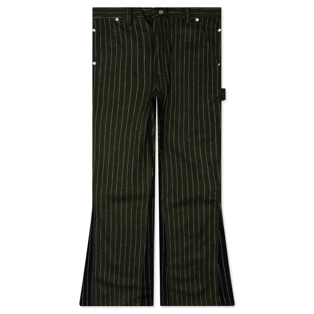 Business Carpenter Flare - Olive