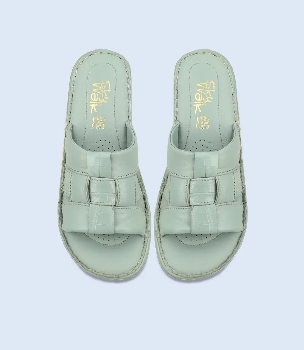 BW7200-MINT-Women Comfort Slipper