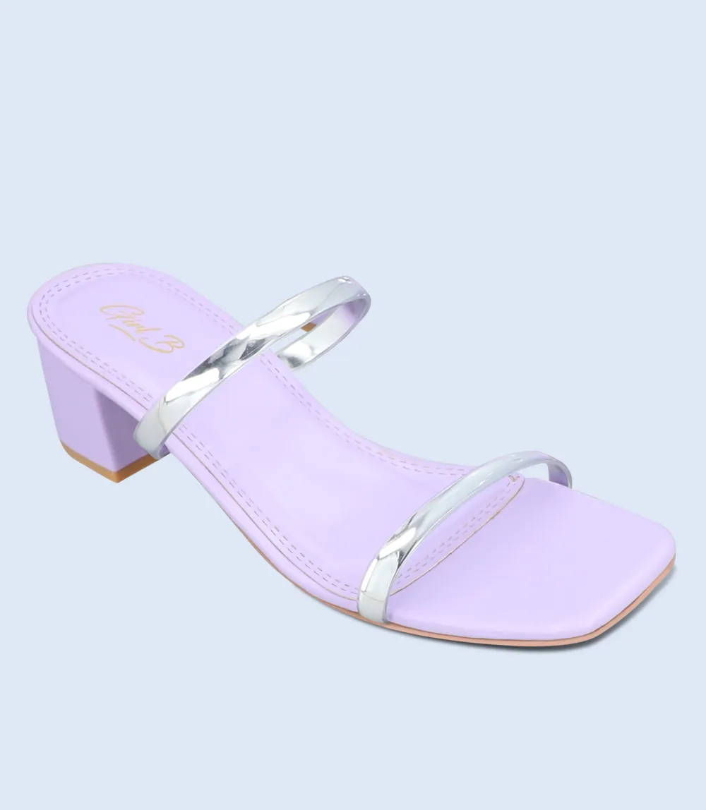 BW9380-LAVENDER-Women Slipper Heel