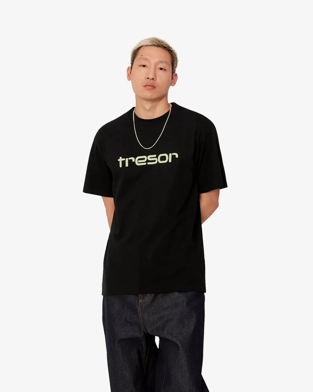 Carhartt WIP x Tresor Techno Alliance S/S T-Shirt Black/Glow Green