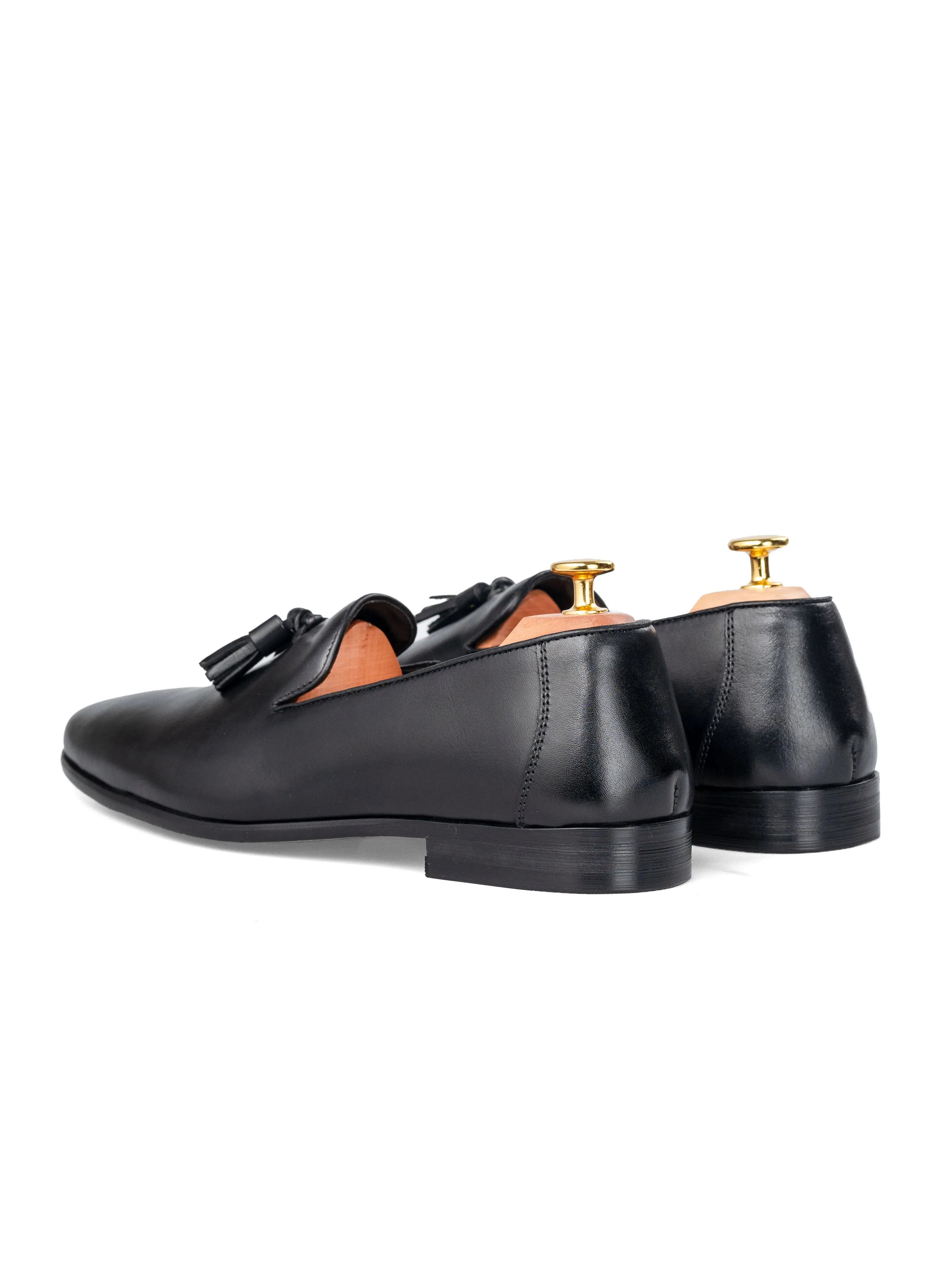 Carlo Loafer Slipper - Solid Black