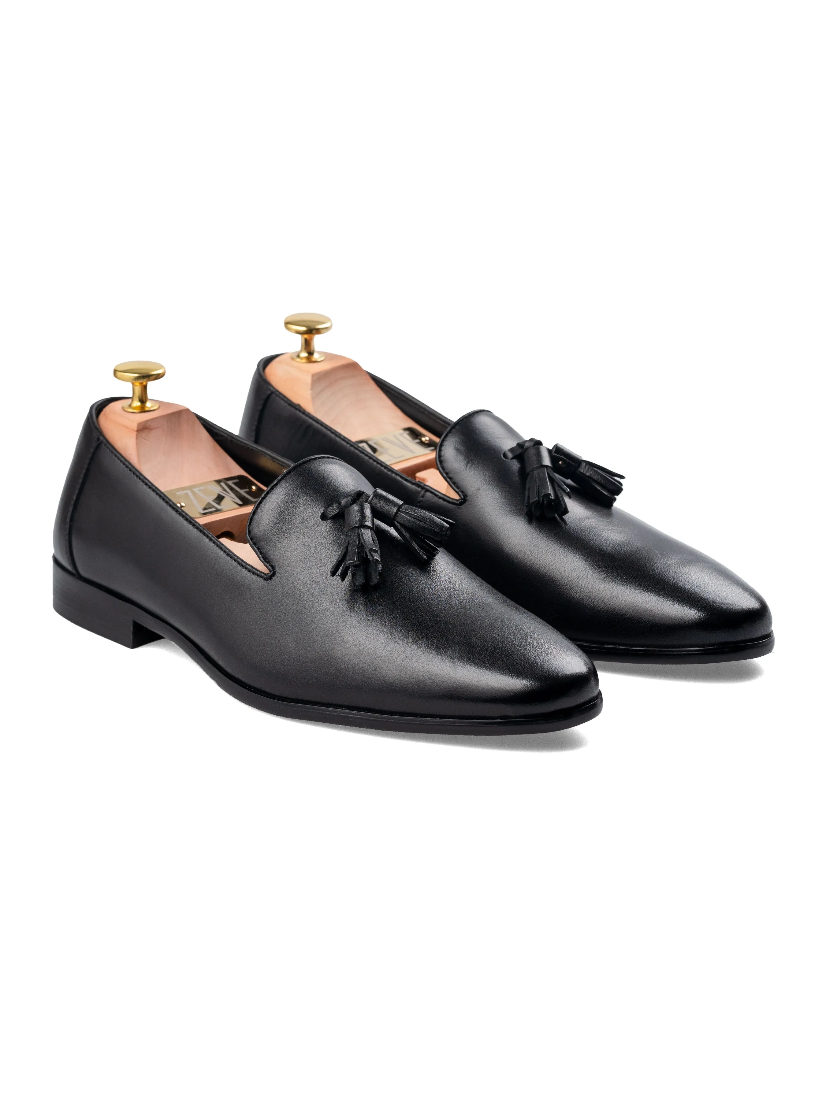 Carlo Loafer Slipper - Solid Black