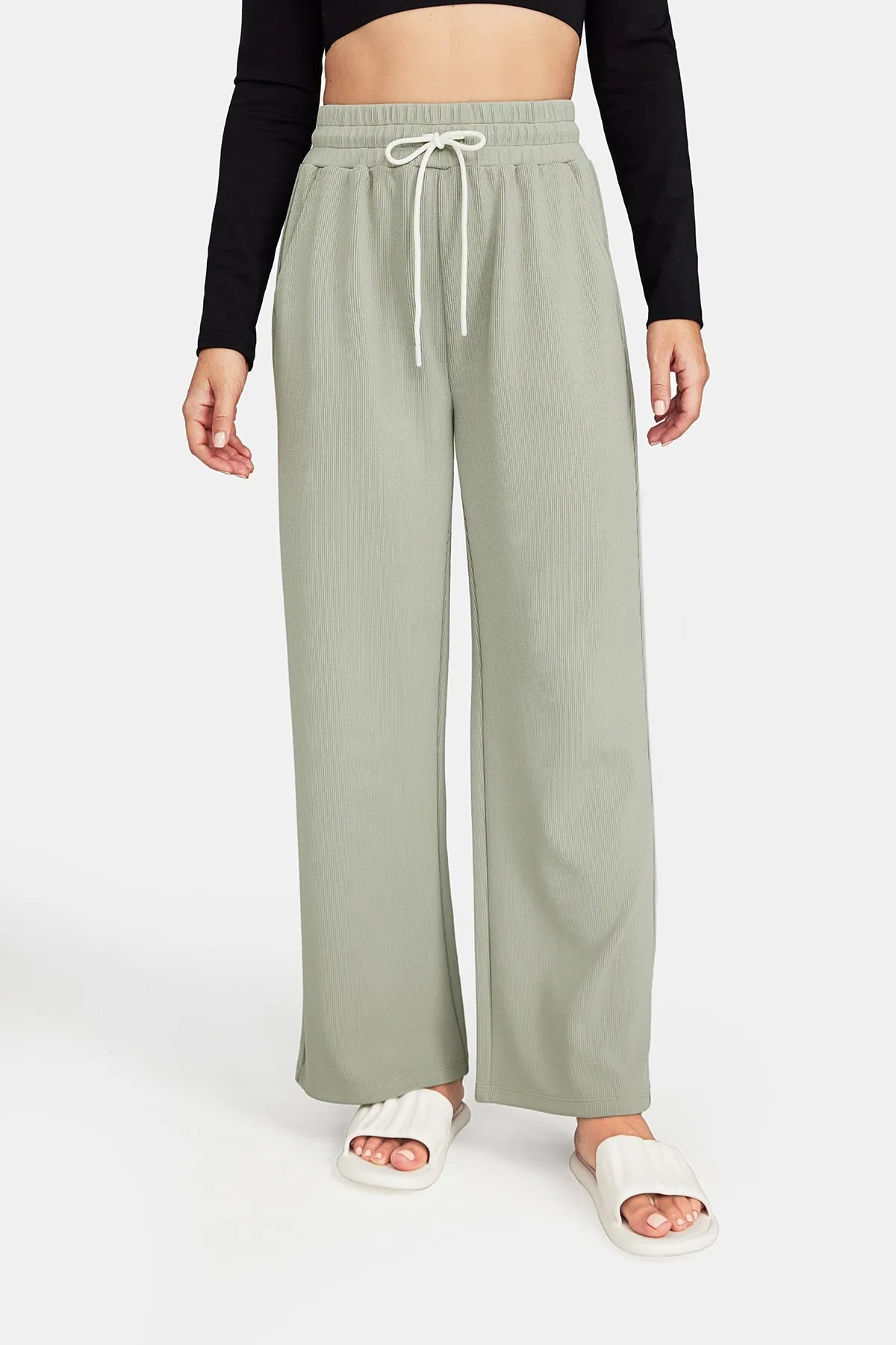 Casual Striped Lightweight Track Pant