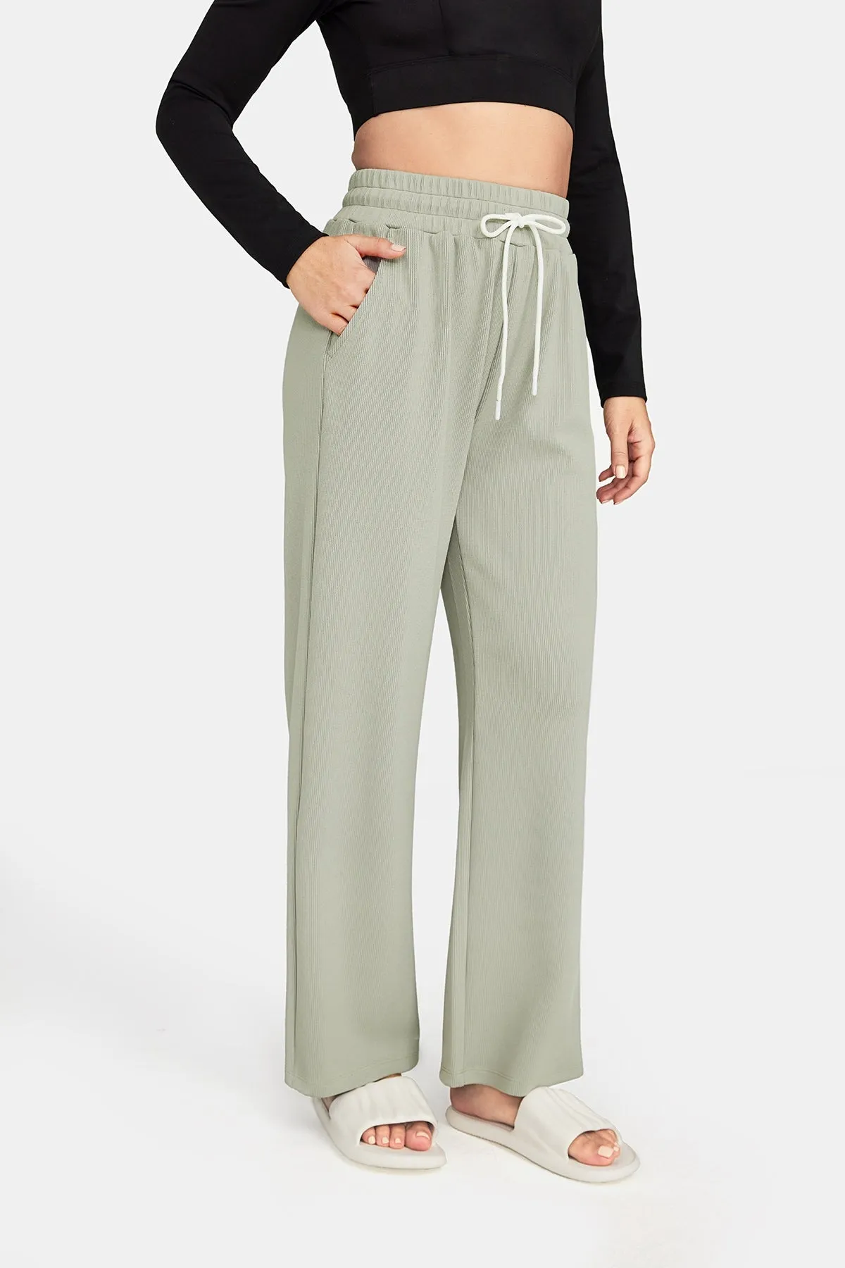 Casual Striped Lightweight Track Pant