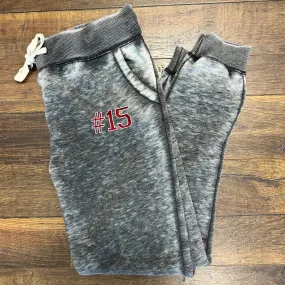 Custom Athlete Jersey Number Jogger Sweatpants