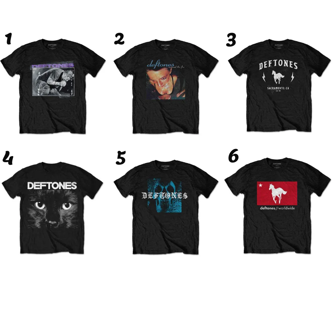 Deftones T-shirts