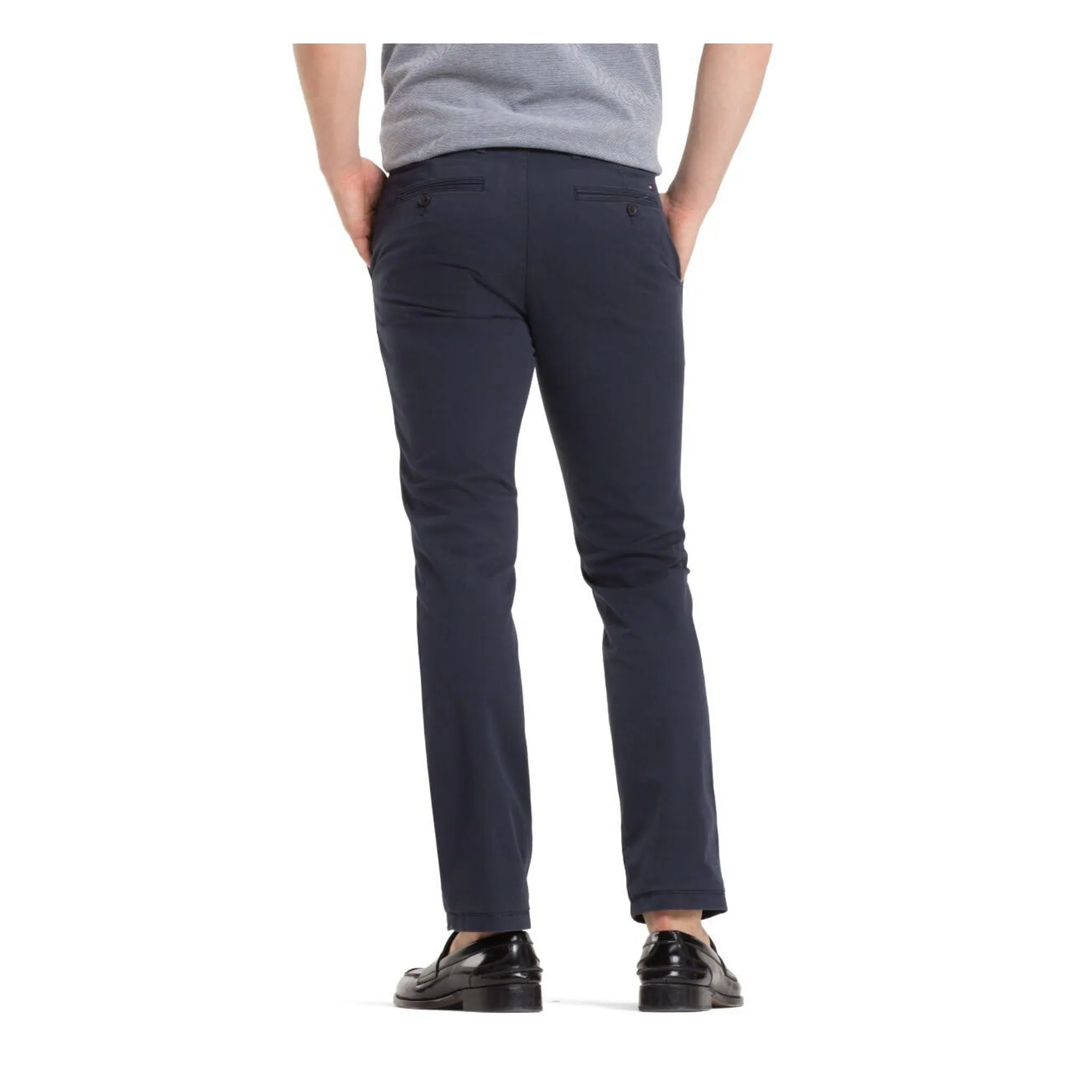 Denton Straight Fit Chino - Khaki | Navy