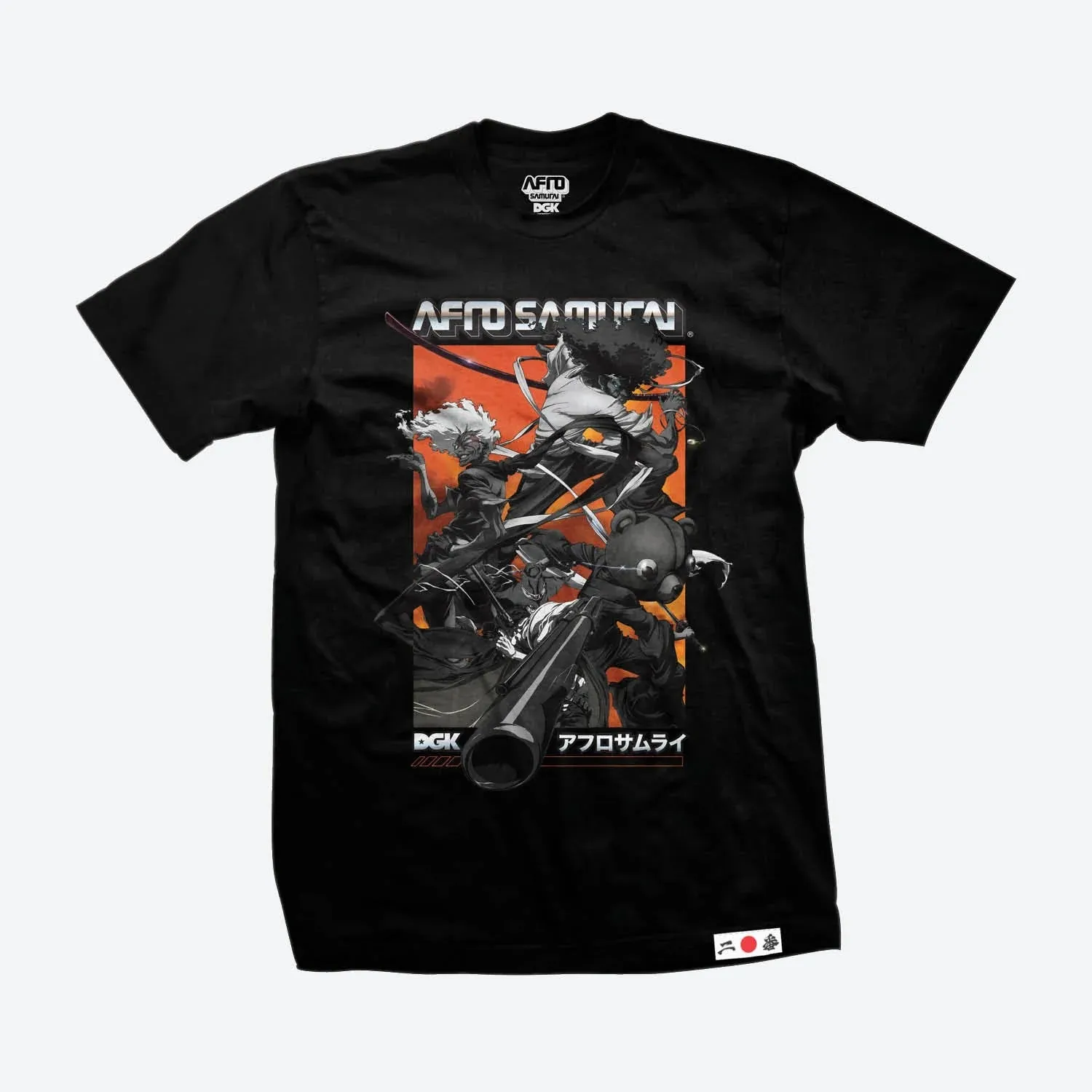 DGK X AFRO SAMURAI Collage Graphic T-shirt