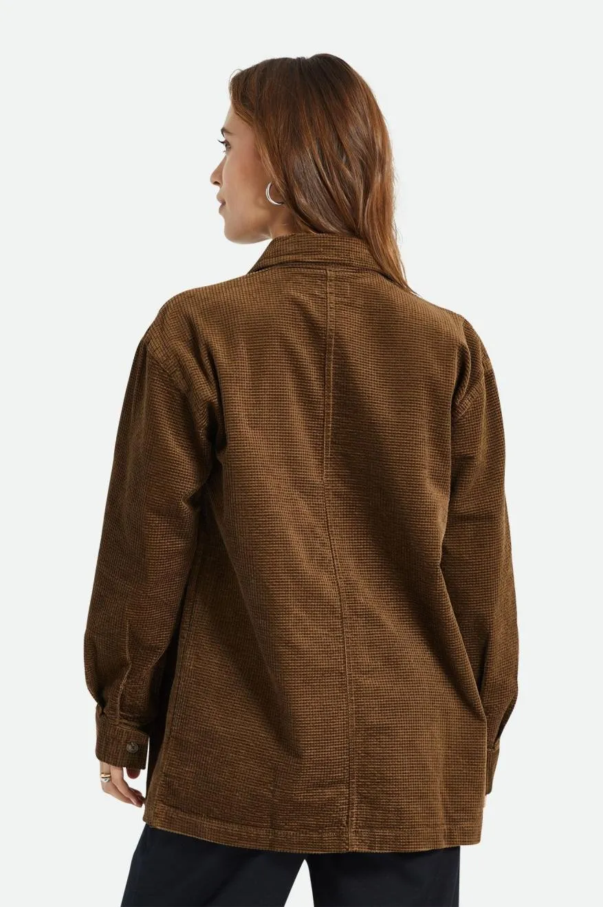 Dundee Corduroy Overshirt - Desert Palm