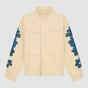 Flower Embroidery Jacket - Cream