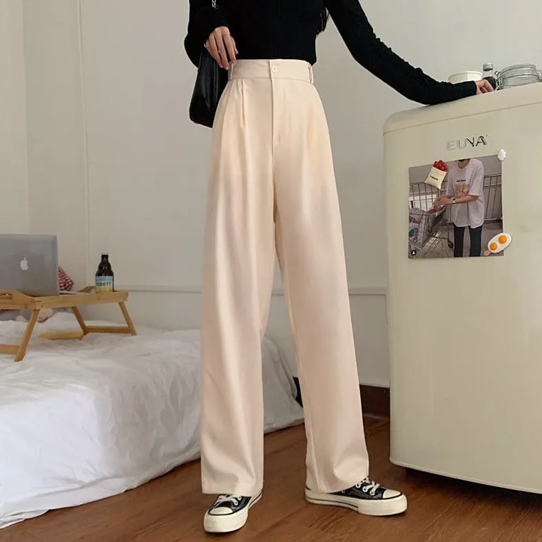 High-Waisted Pants With Pockets