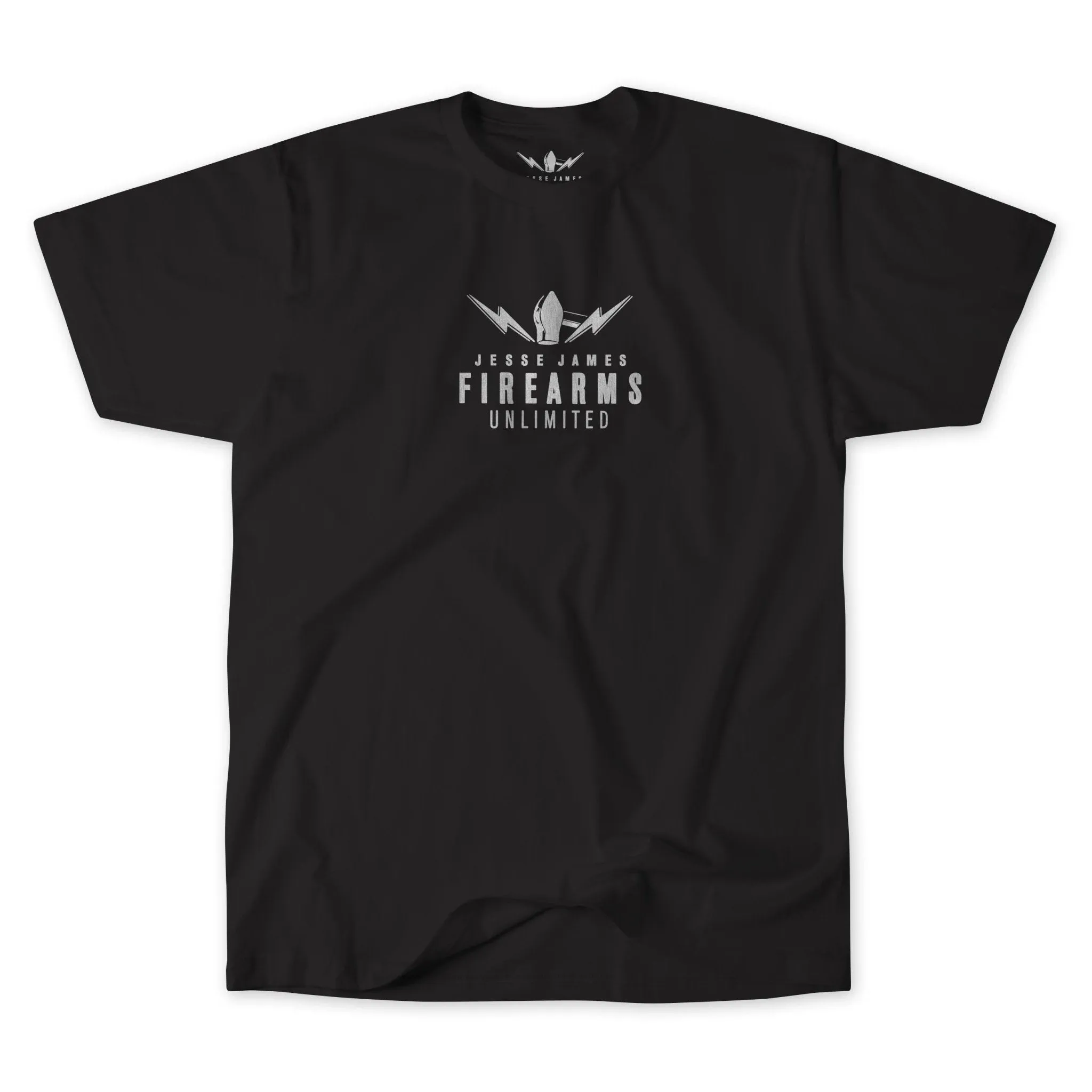 JJFU LOGO TEE  BLACK/WHITE