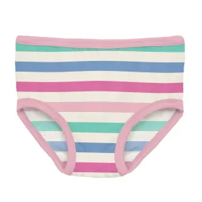 Kickee Pants Girl's Underwear - Skip to My Lou Stripe