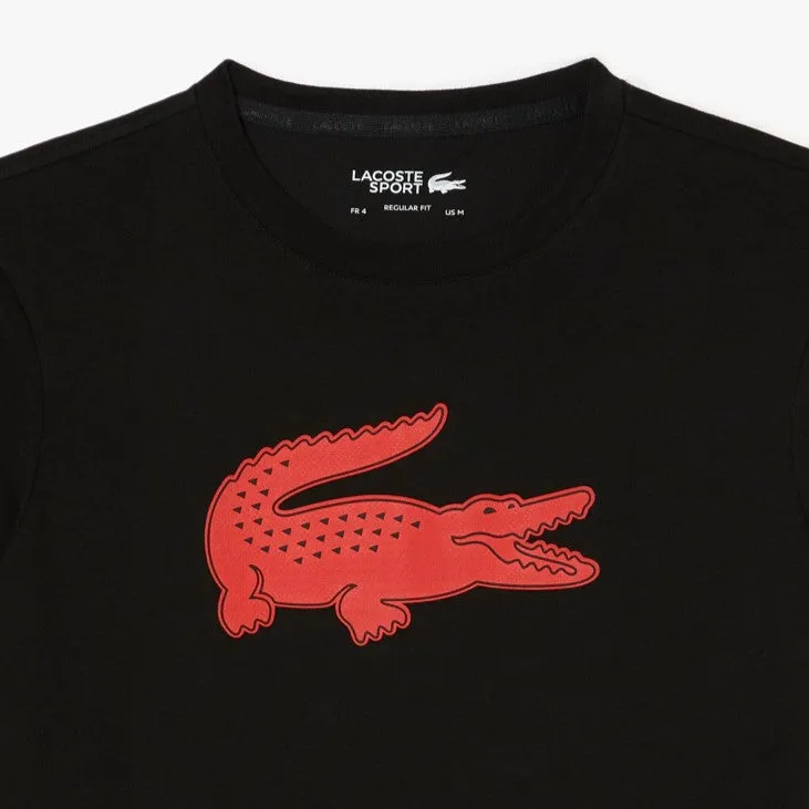 LACOSTE SPORT 3D Print Crocodile Breathable Jersey T-Shirt