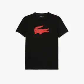 LACOSTE SPORT 3D Print Crocodile Breathable Jersey T-Shirt