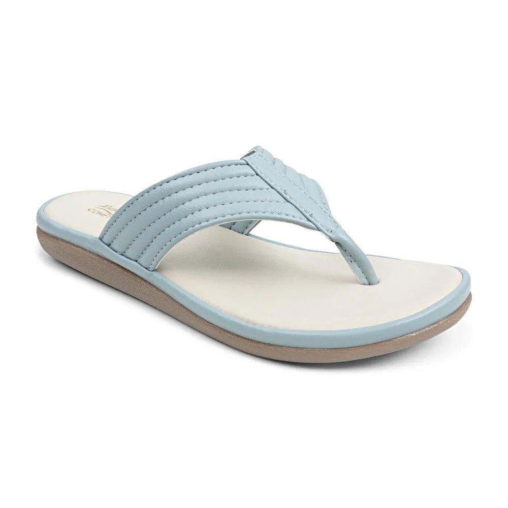 Ladies' Comfit SABA Toe-Post Flat Sandal