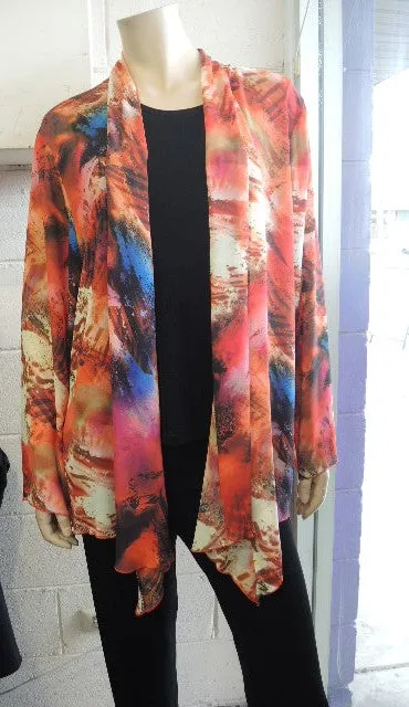 Lorissa Furnace Chiffon Jacket (SIZE 26)