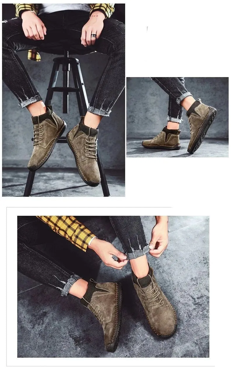 Men Fashion Casual Ankle Boots