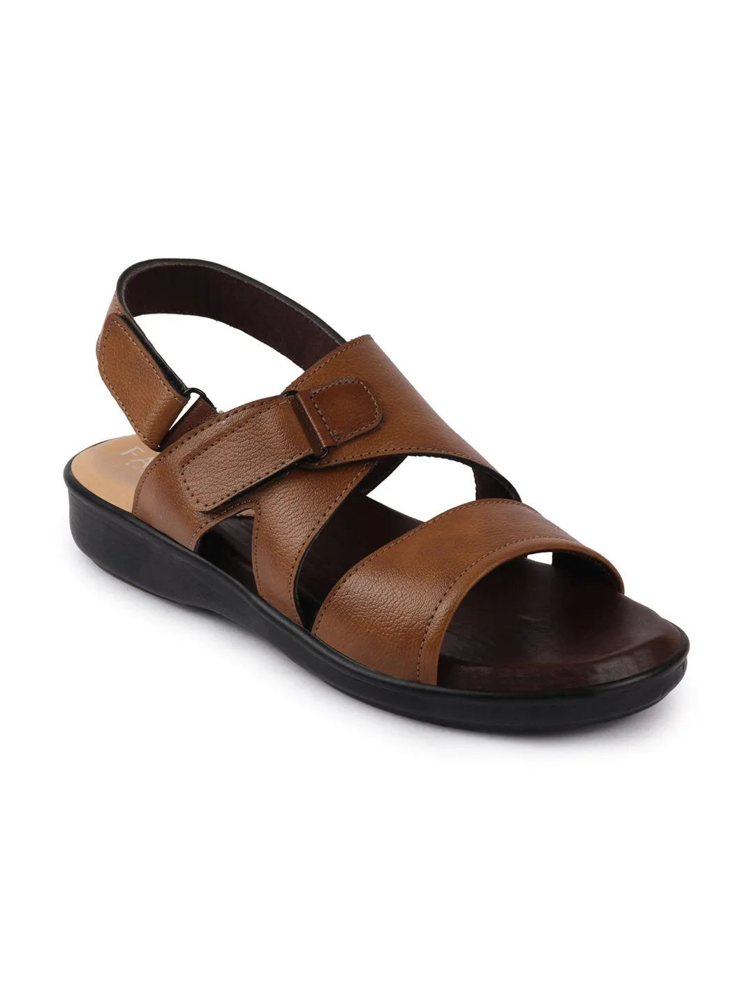 Men Tan Dress Sandals