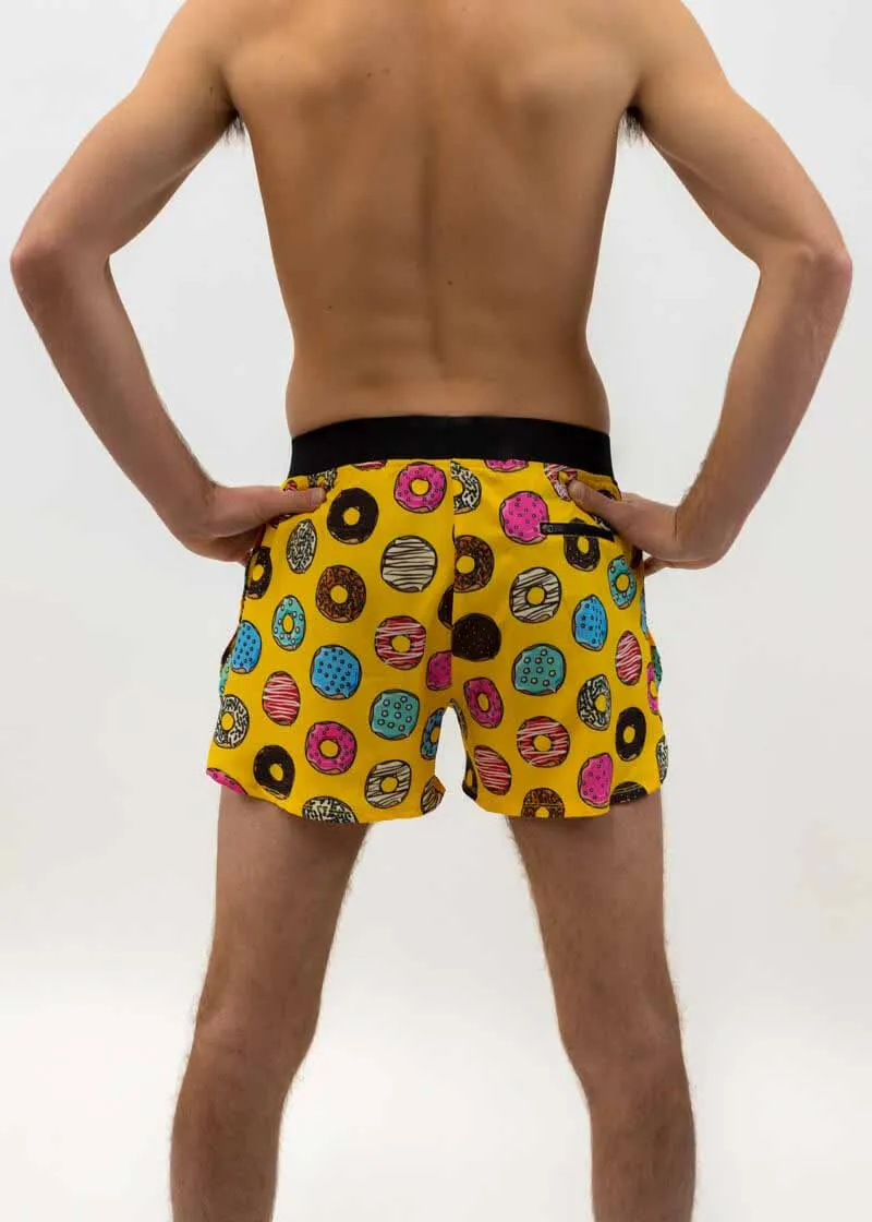 Men's Salty Donuts 4" Half Split Shorts