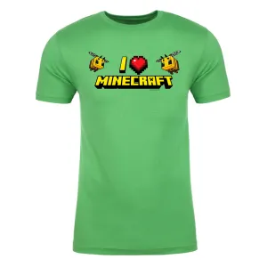 Minecraft I Heart Minecraft Adult Short Sleeve T-Shirt