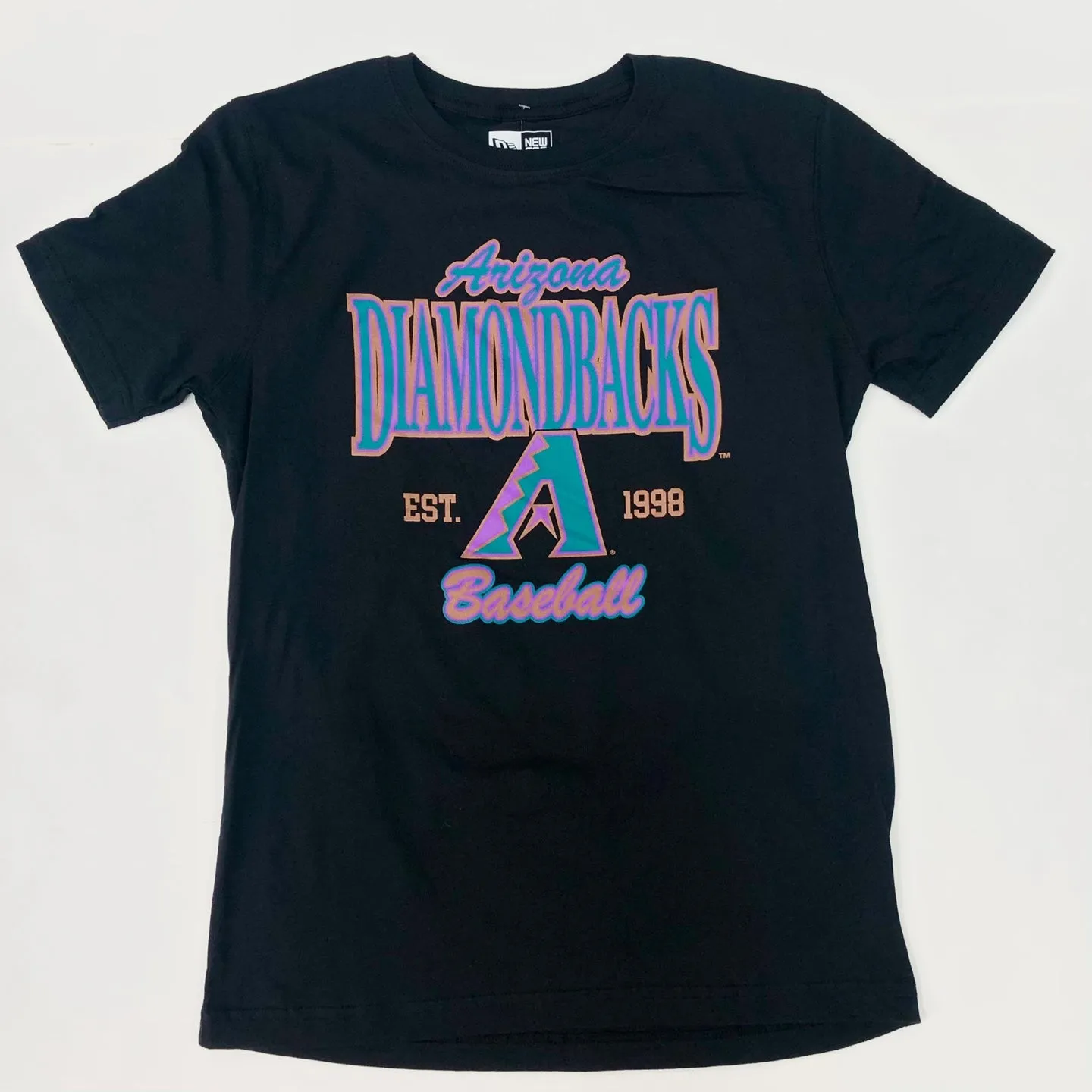 NEW ERA MLB Diamondbacks 1998 Majestic Purple Logo T-Shirt