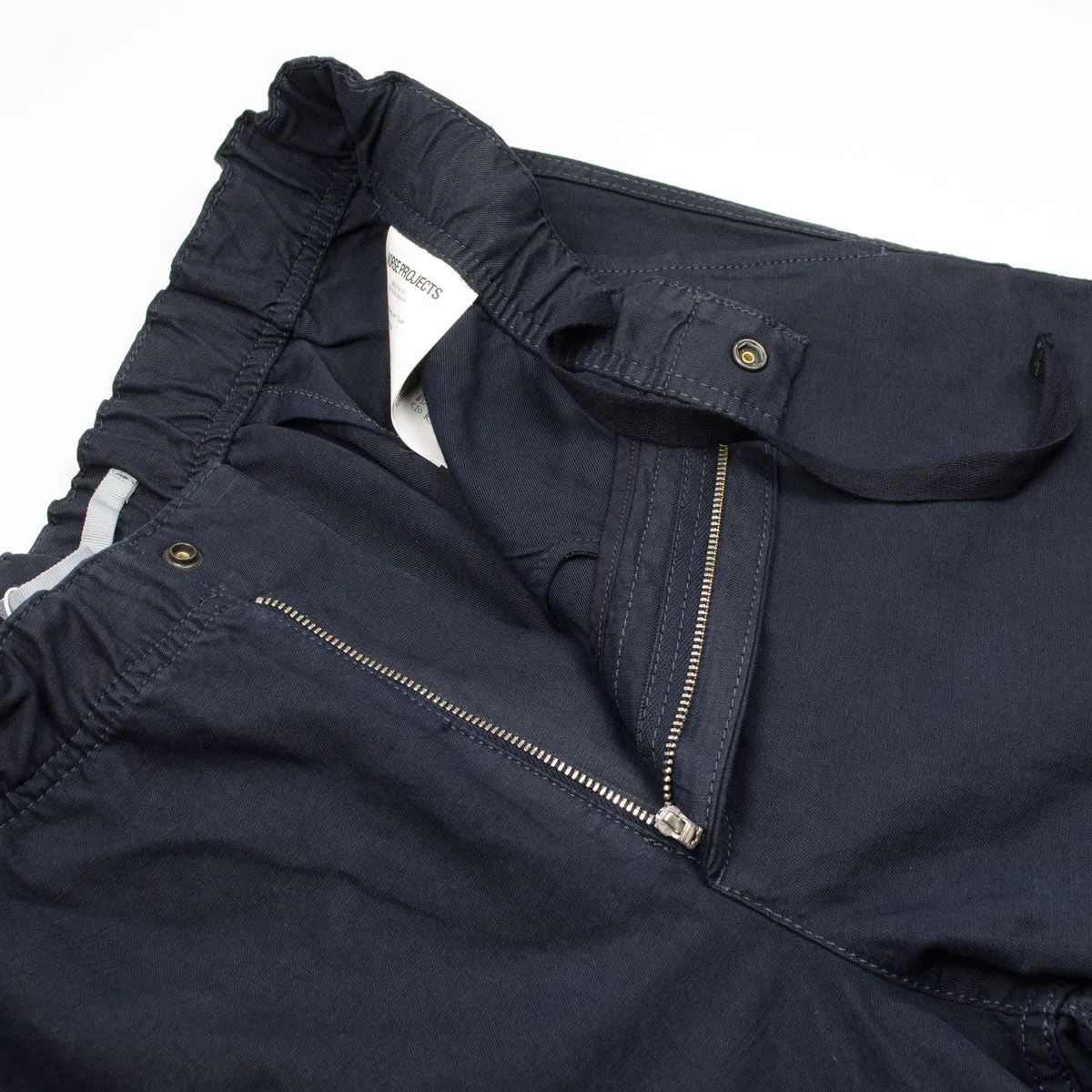 Norse Projects - Ezra Cotton Linen Trouser - Dark Navy