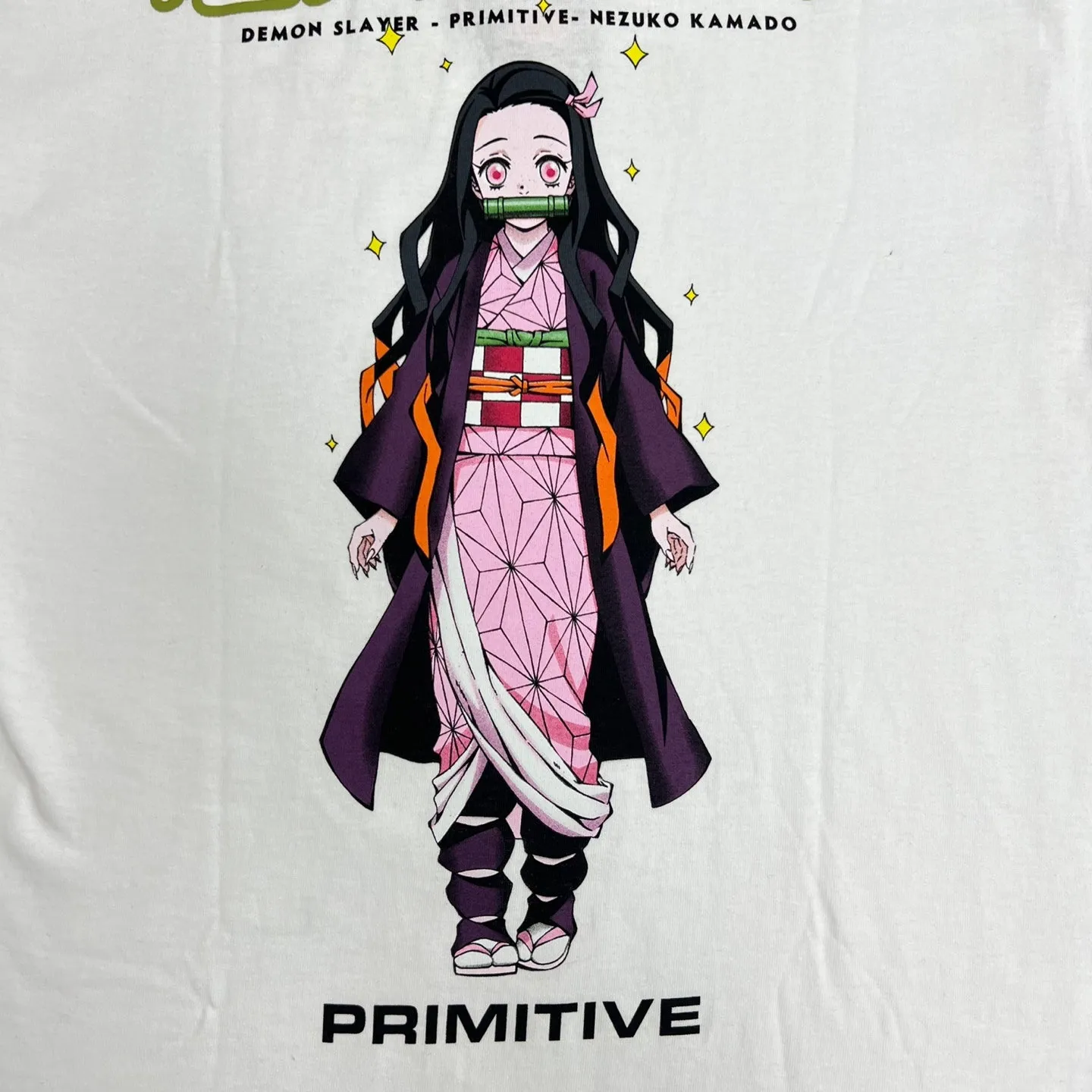 Primitive X Demon Slayer Nezuko Kamado T-Shirt - White