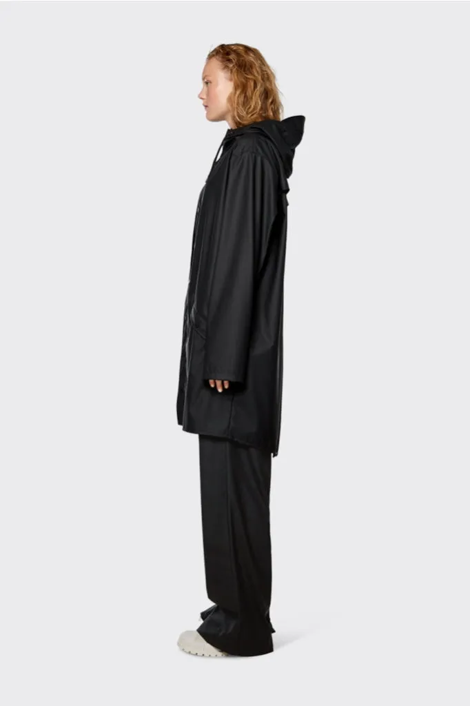 Rains - Long Jacket - Black