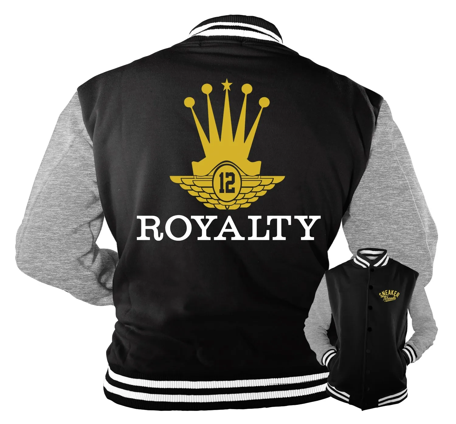 Retro 12 Royalty Varsity Jacket