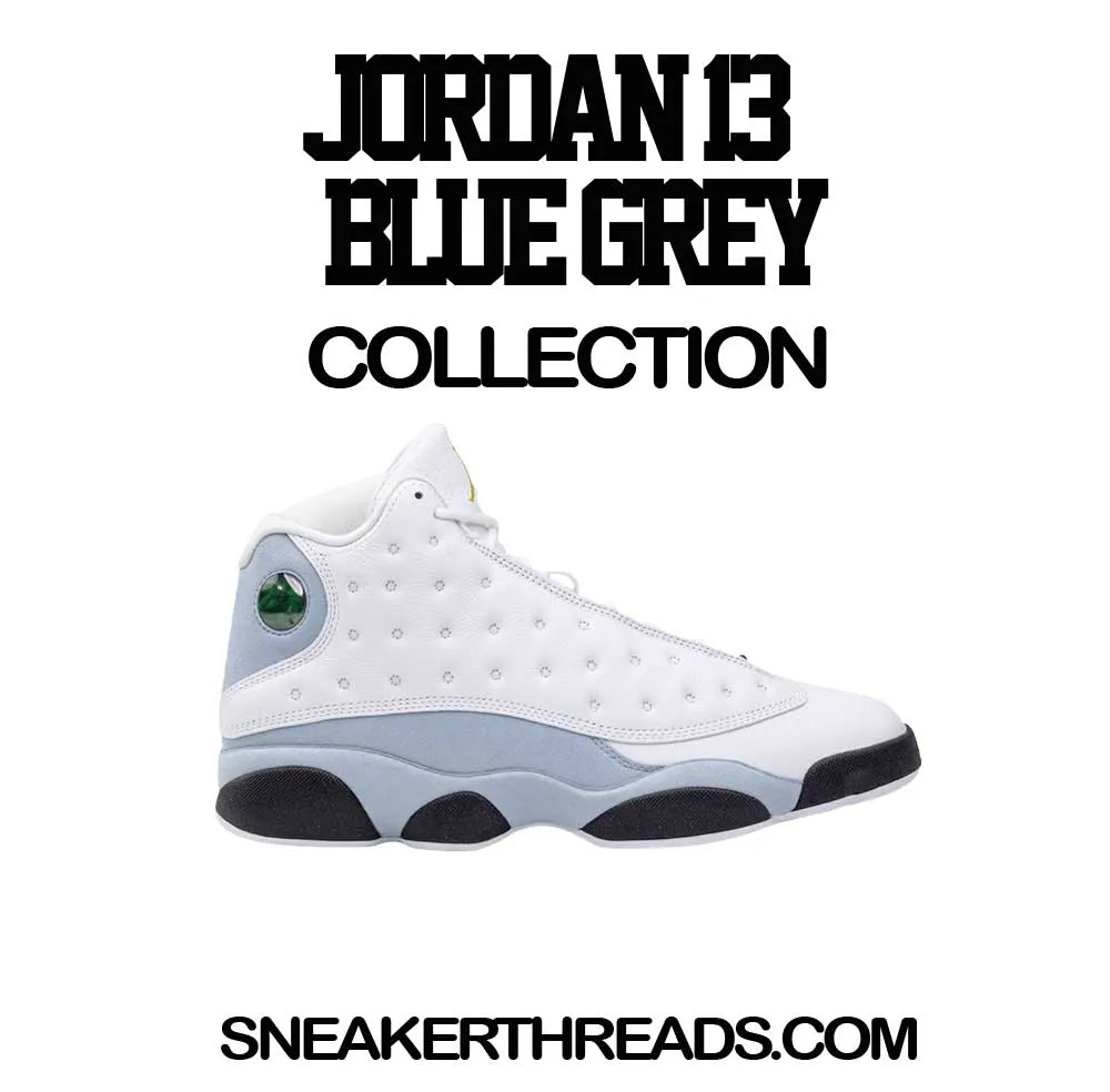 Retro 13 Blue Grey Blessed Angel Jacket