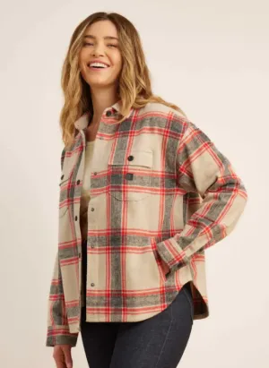 ROARK - Amberley Long Sleeve Flannel - Stone