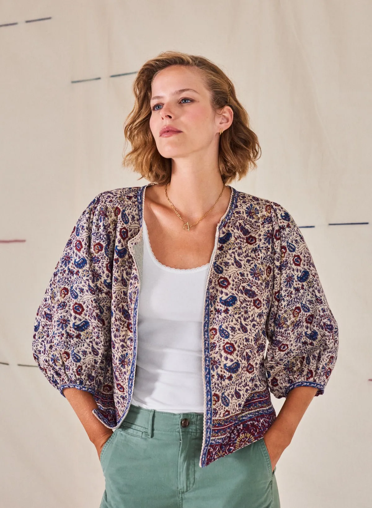 Rosa Floral Print Jacket  | Multicolour