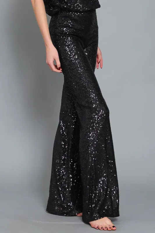 Sequin Long Pants