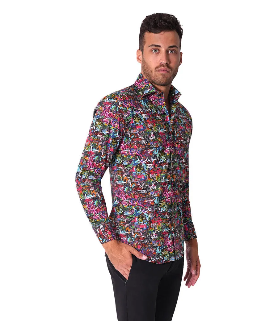 Todd-18 Multicolor Abstract Art [Size S/2]