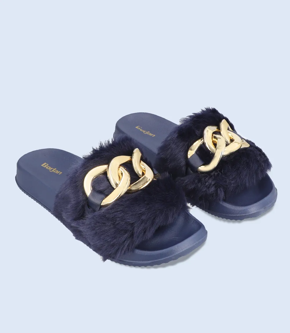 W9798-NAVY-Women Sliders