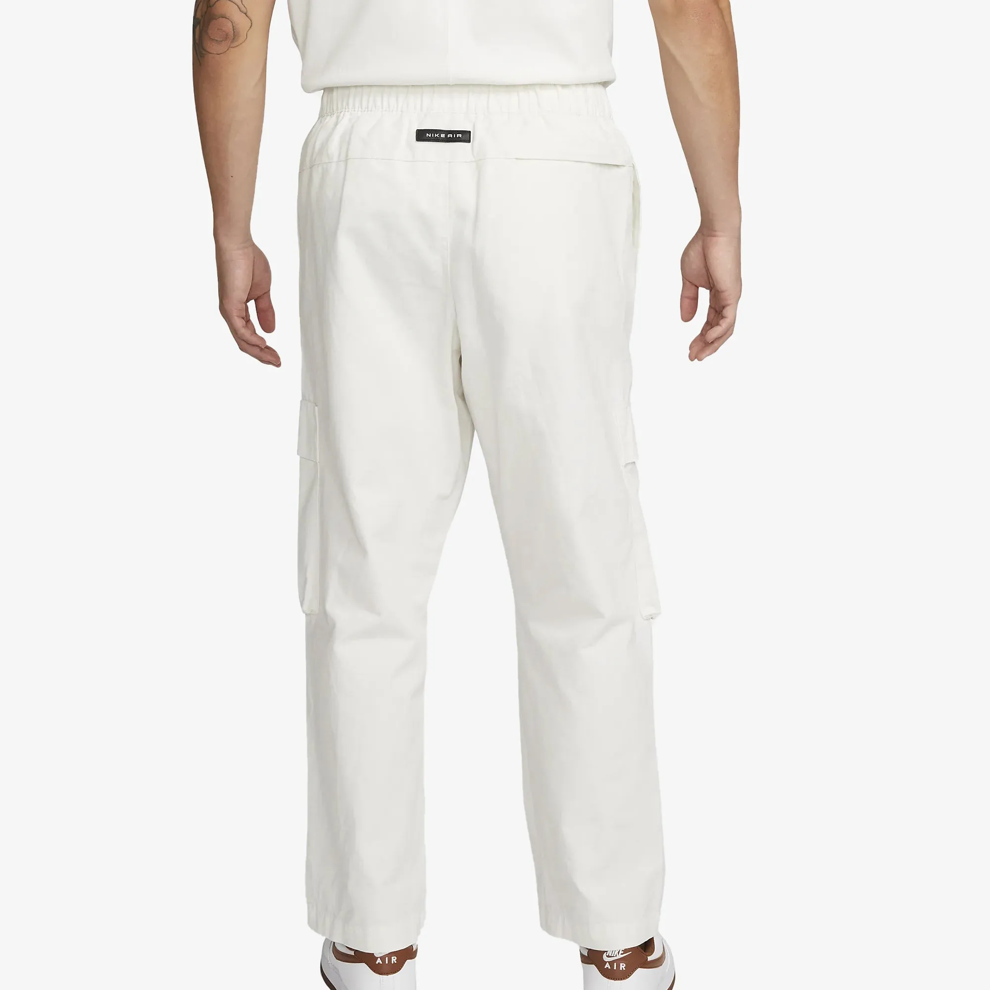 WOVEN CARGO PANTS 'WHITE/SAIL'